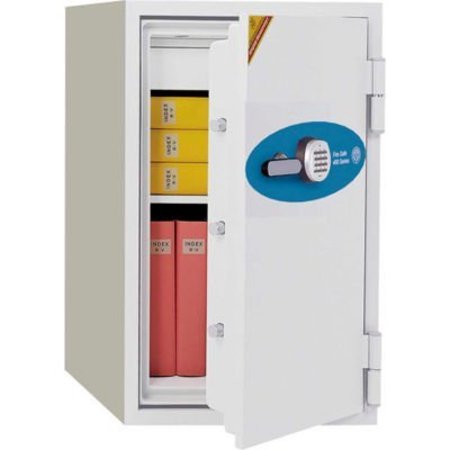 PHOENIX SAFE INTERNATIONAL Phoenix Safe Fire Fighter 1.5-Hour Digital Fire & Water Resistant Safe 2.88 cu ft, Off-White, Steel 504